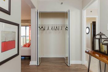 Custom walk-in closets*